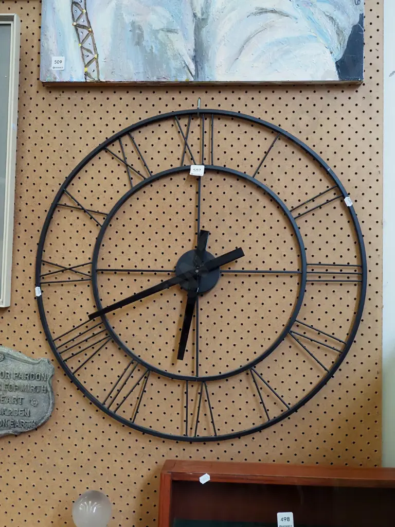 metal wall clock Diam610 Image 1++