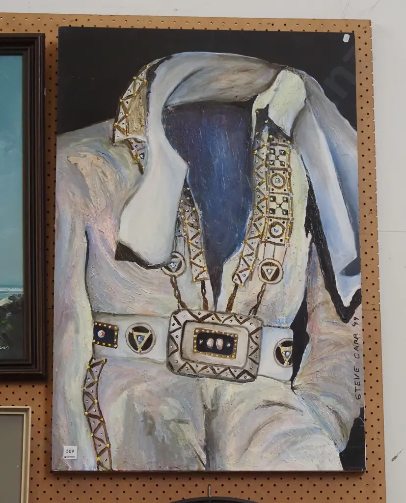 Steve Carr '99 - oil on canvas - Elvis suit Image 1++