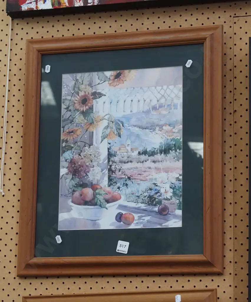 framed print - Mediterranean scene Image 1++