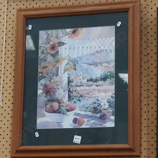 framed print - Mediterranean scene