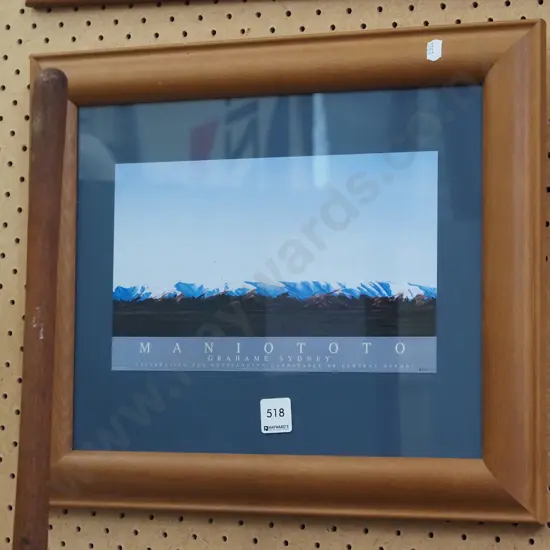 small framed Grahame Sydney poster print 