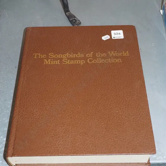 cased Song birds of the world mint stamp collection