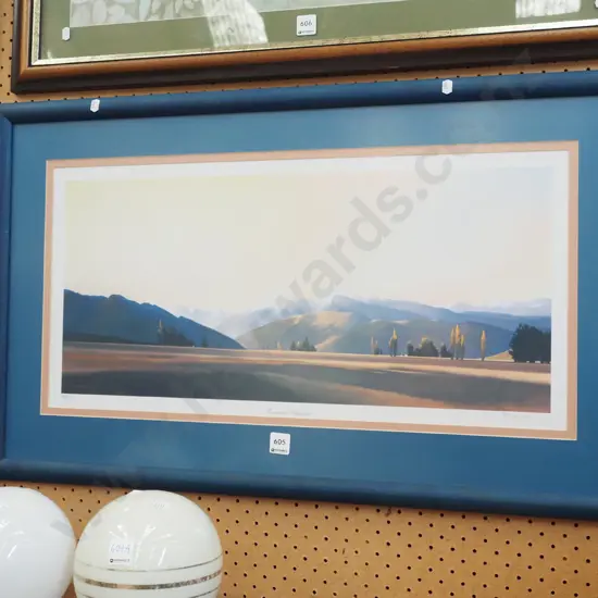 framed ltd edition print - Towards Wanaka