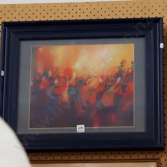 framed print- musicans