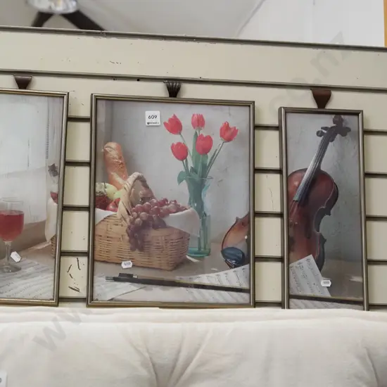 framed photo print triptych