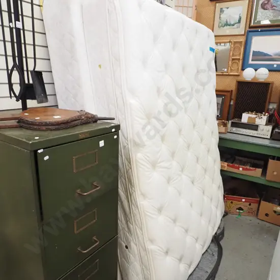 queen bed base and mattress