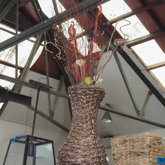 seagrass vase, dried flowers Vase H570