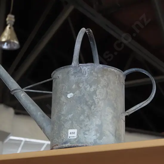 galvanised watering can - no rose, pail
