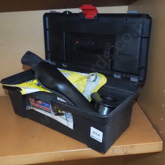 tackle box and contents