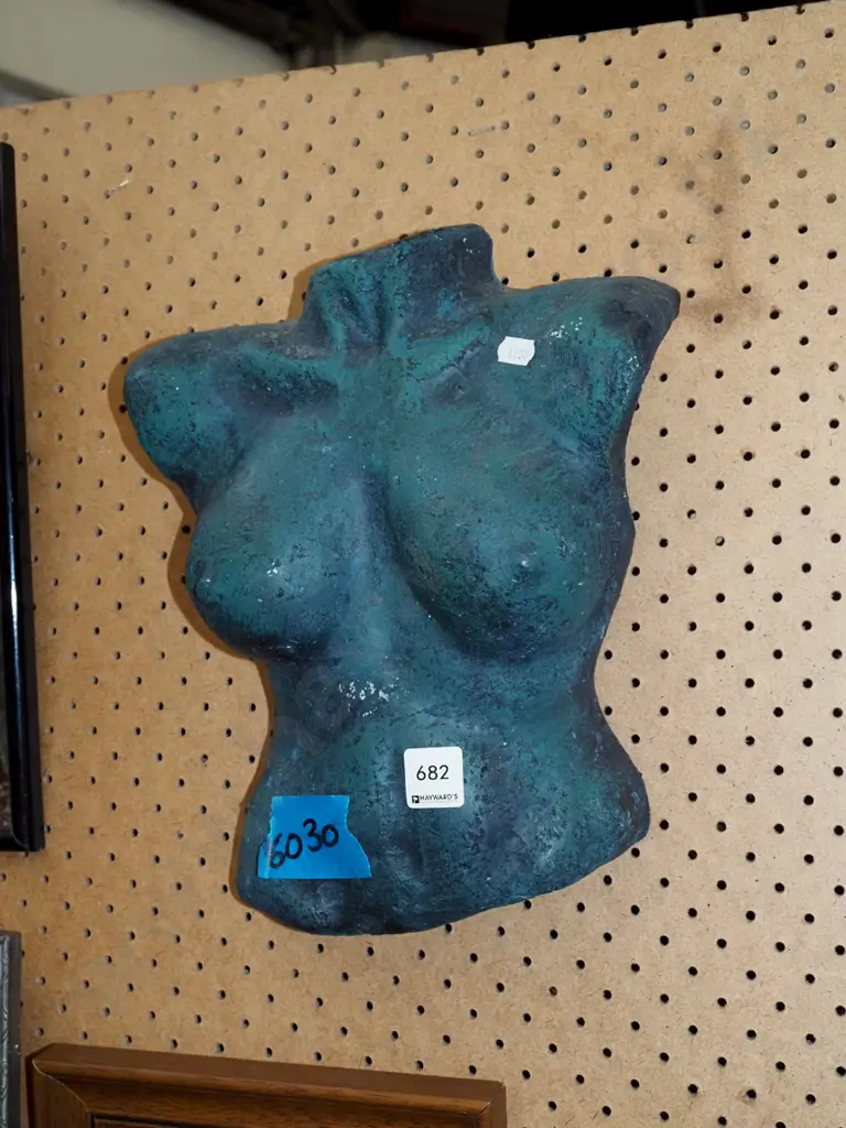 painted terracotta wall torso Image 1++