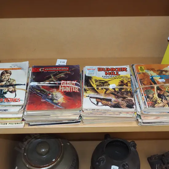 various Commando and other comics