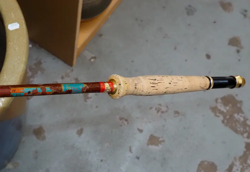 2x walking sticks, fly fishing rod Image 1++