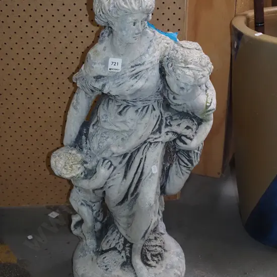 concrete garden ornament - mother and children H760