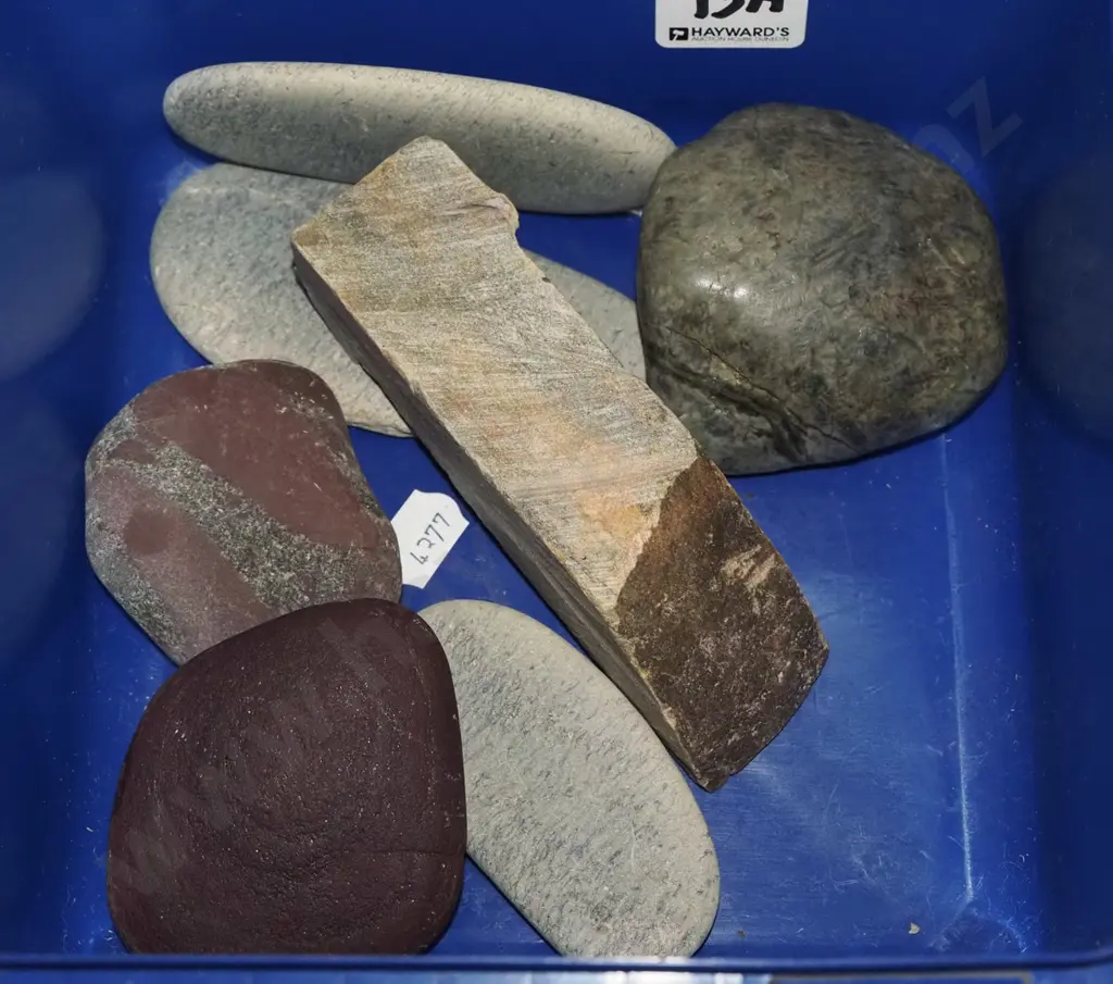 container of stones marked "Greenstones" Image 1++