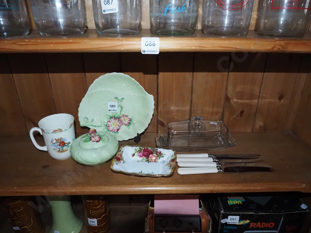 Carlton ware items, bunnykins cup etc Image 1++