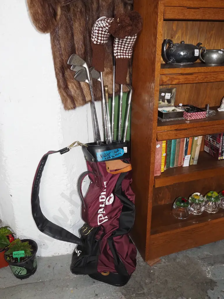 left handed golf clubs , bag etc Image 1++