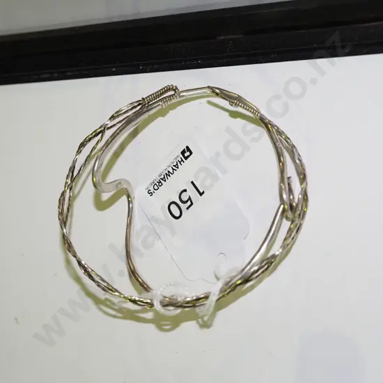 2x stirling silver bracelets