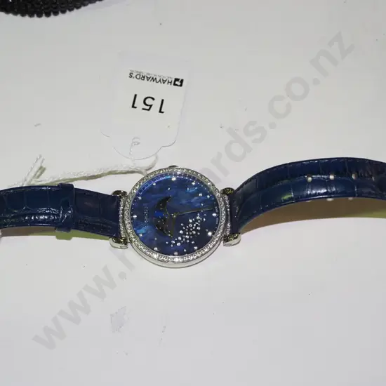 Swarovski crystal wristwatch