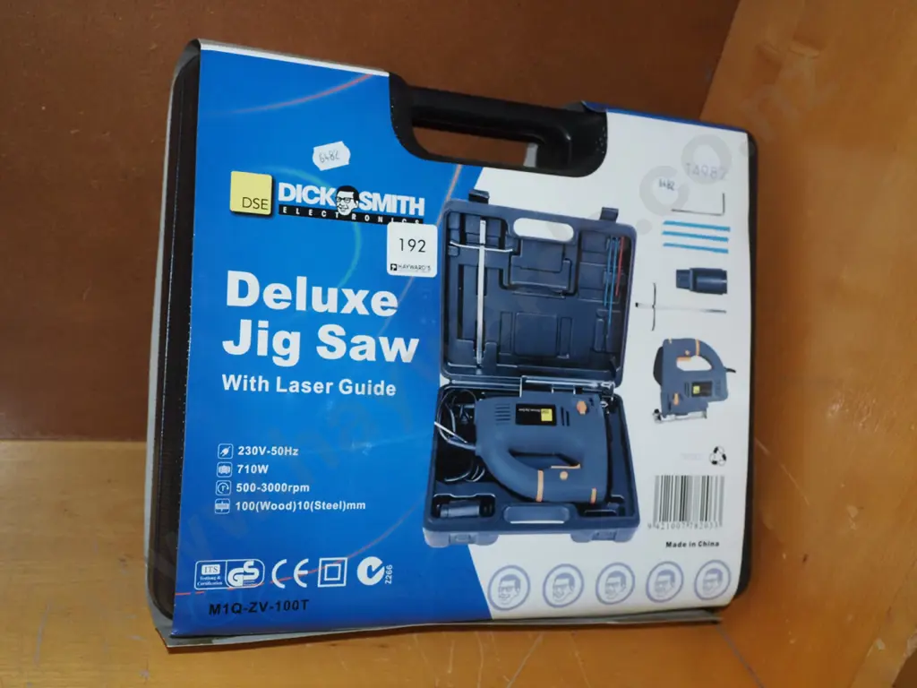 boxed as new Dick Smith Electronics jig saw with lazer guide Image 1++