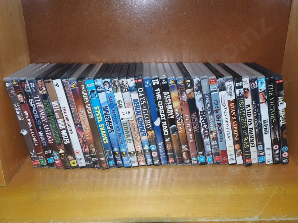 bay of DVDs Image 1++