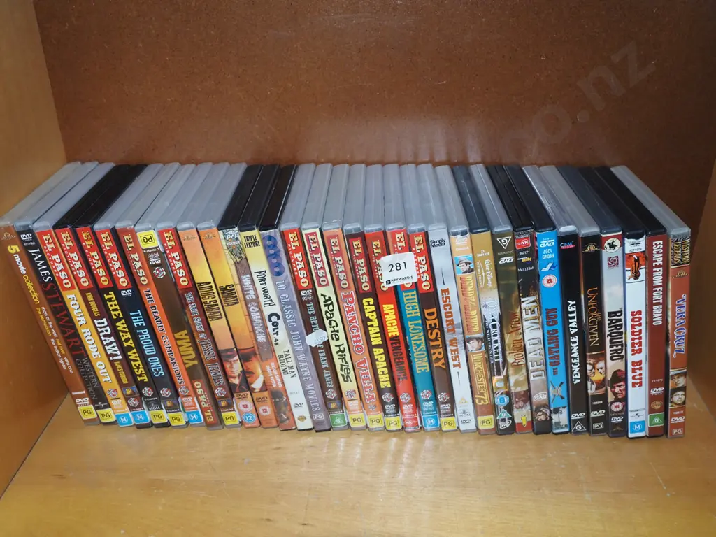 bay of DVDs Image 1++