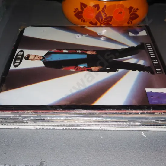 various LPs; Vanilla Ice, Beatles etc