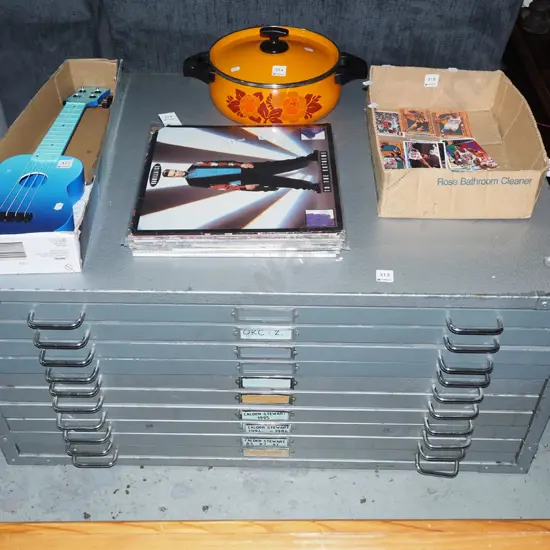 metal 10 drawer plan drawers H460 W980 D680