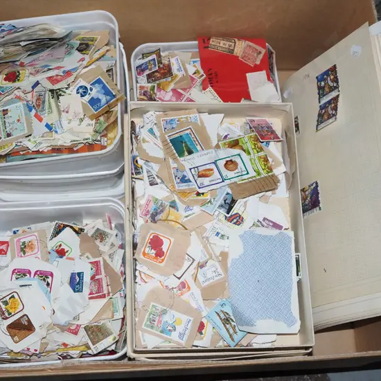 box of stamps