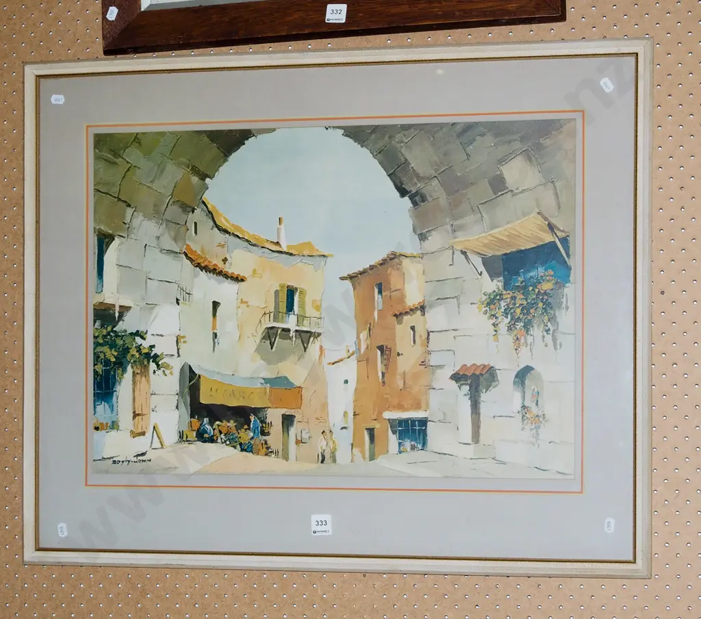 framed print - street scene Image 1++