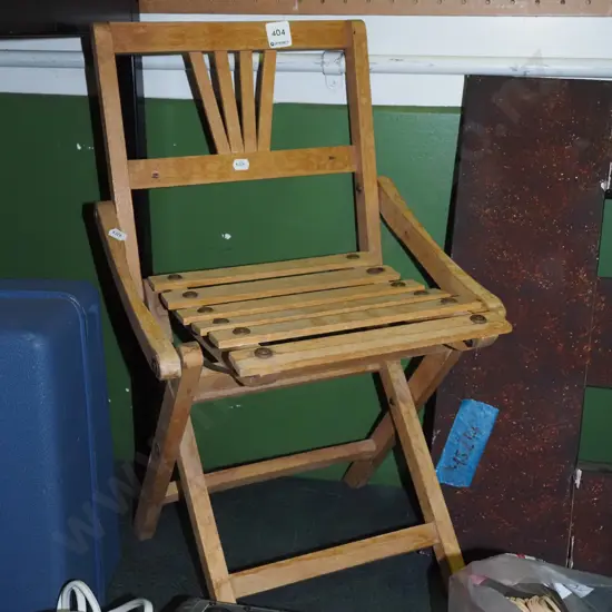 foldaway wooden childs chair