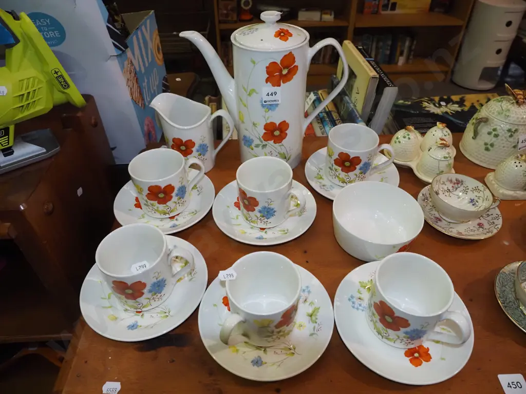 Johnson Bros floral coffee set Image 1++