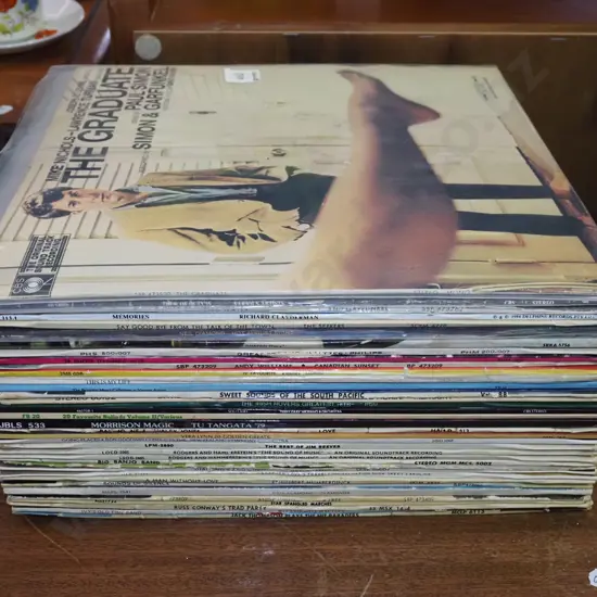 LPs; Tour of Duty, The Graduate etc