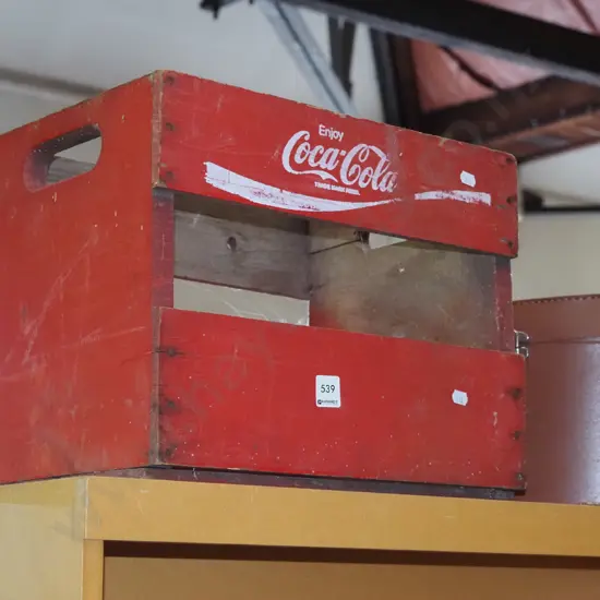 Coca Cola crate - some borer