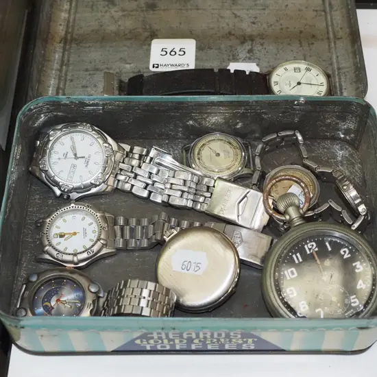 tin of watches