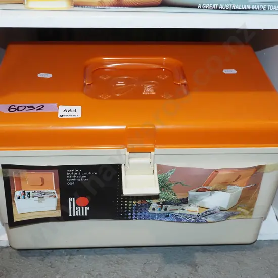 plastic sewing box