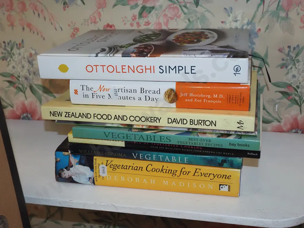 box of cookbooks Image 1++