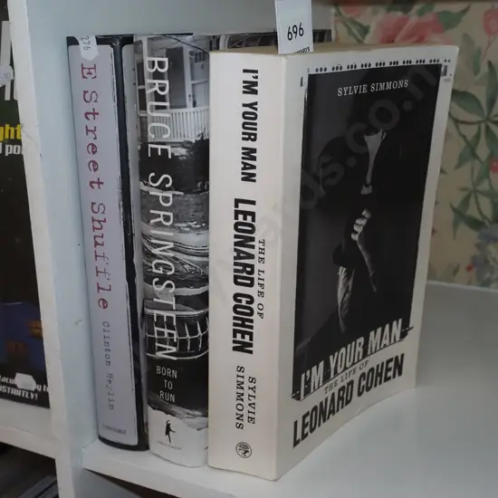 Bruce Springstein, Leonard Cohen biographies