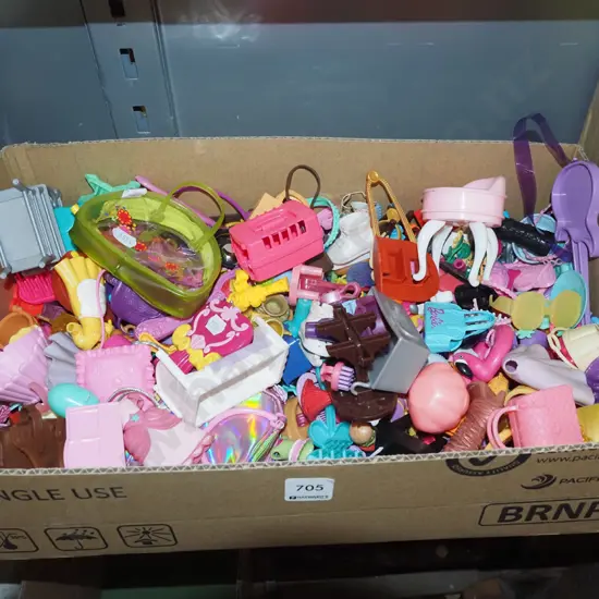 box of childrens toys