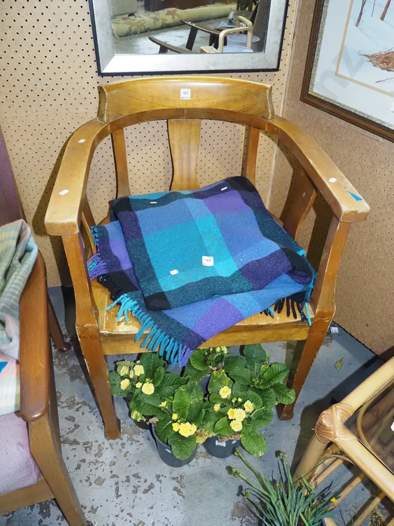 solid wooden armchair Image 1++