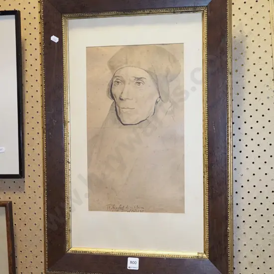 framed print - John Fisher - foxing, no glass 