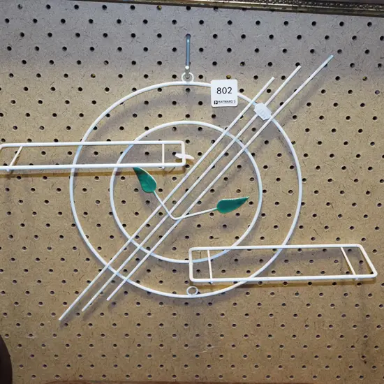 small mid century wall mounted display shelves- missing glass