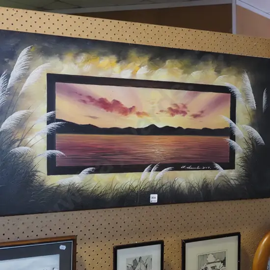 acrylic on canvas - landscape