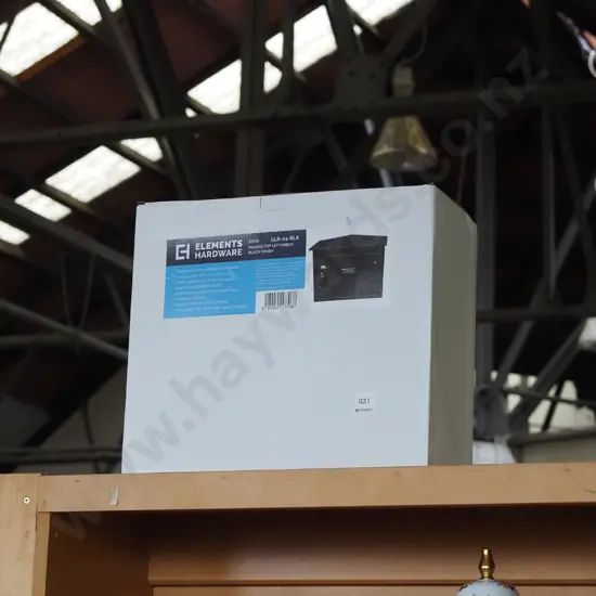 as new boxed peaked top letterbox