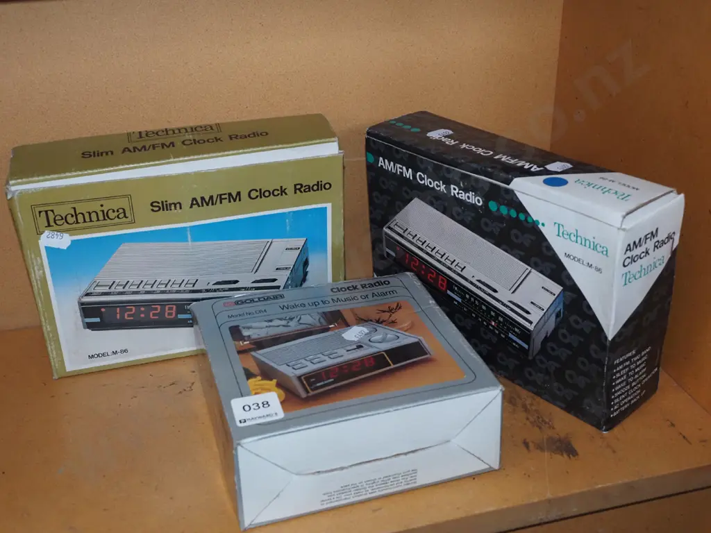3x old boxed as new digital alarm clocks Image 1++