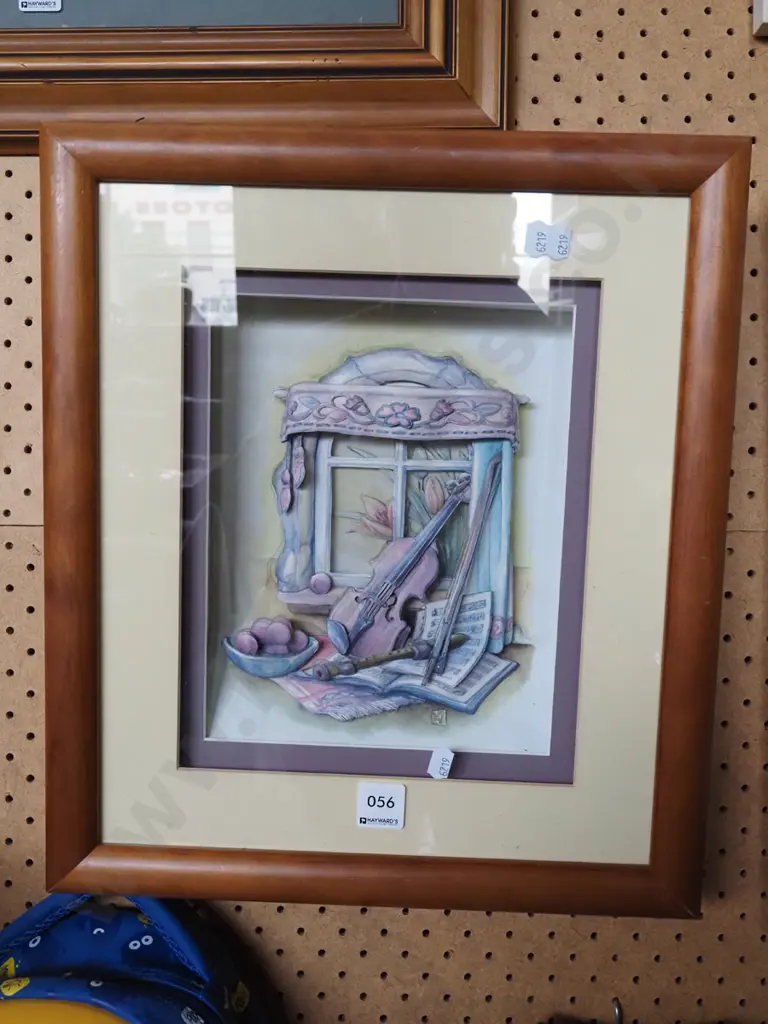 paper cut out 3D print - violin Image 1++