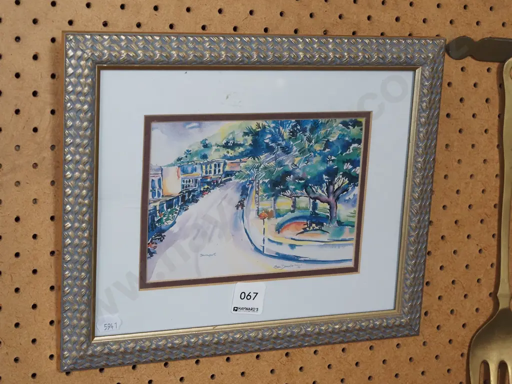 framed print - street scene Image 1++