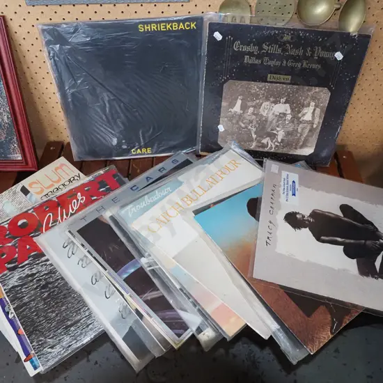 LPs; Tracy Chapman, Crosbie Stills and Nash etc