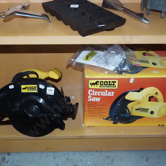 as new boxed Colt circular saw