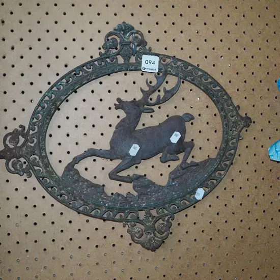 cast iron decoration - stag