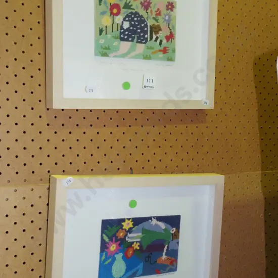 2x needleworks - gardener's bottom, immaculate house wife